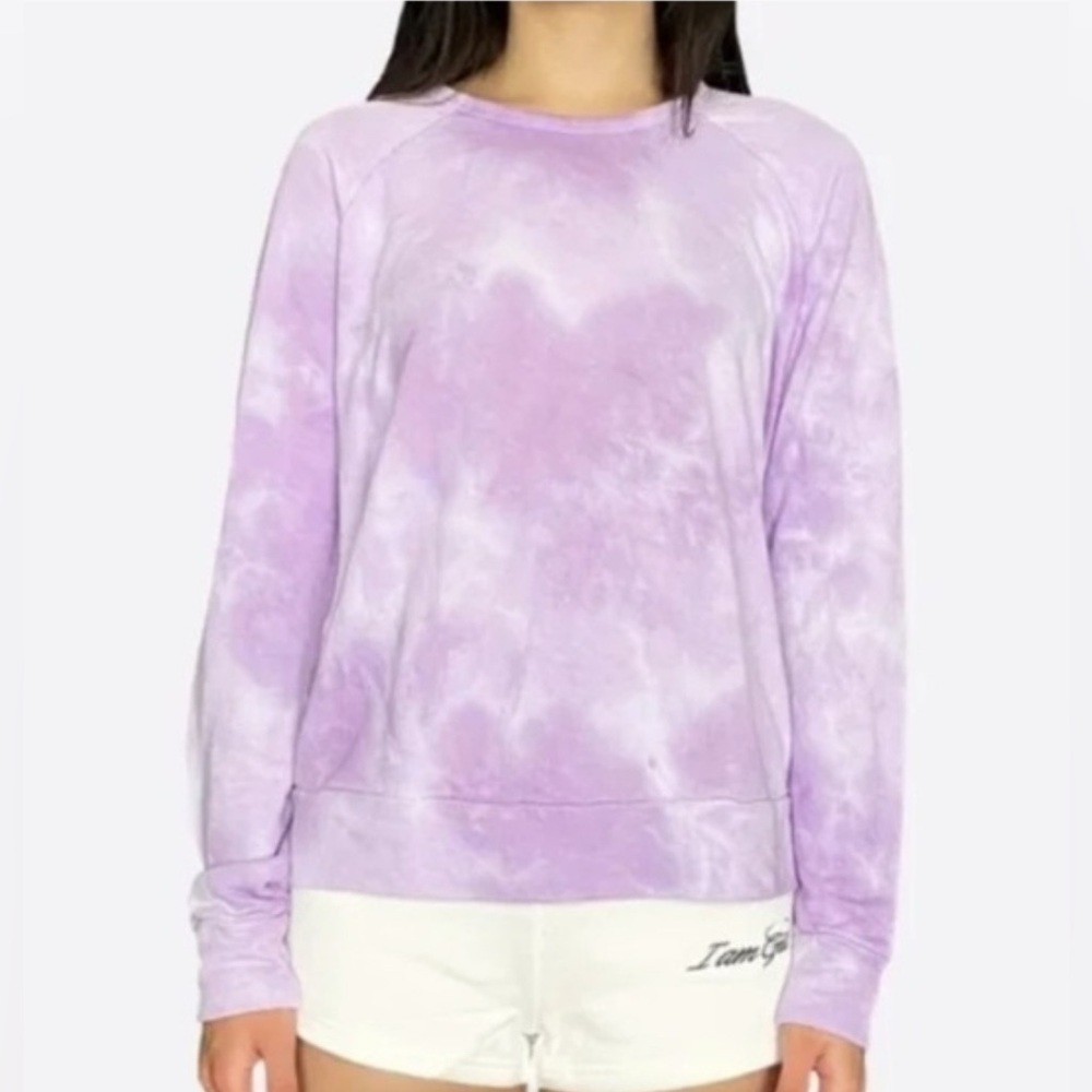 Sundry Tie Dye Crew Neck Sweatshirt